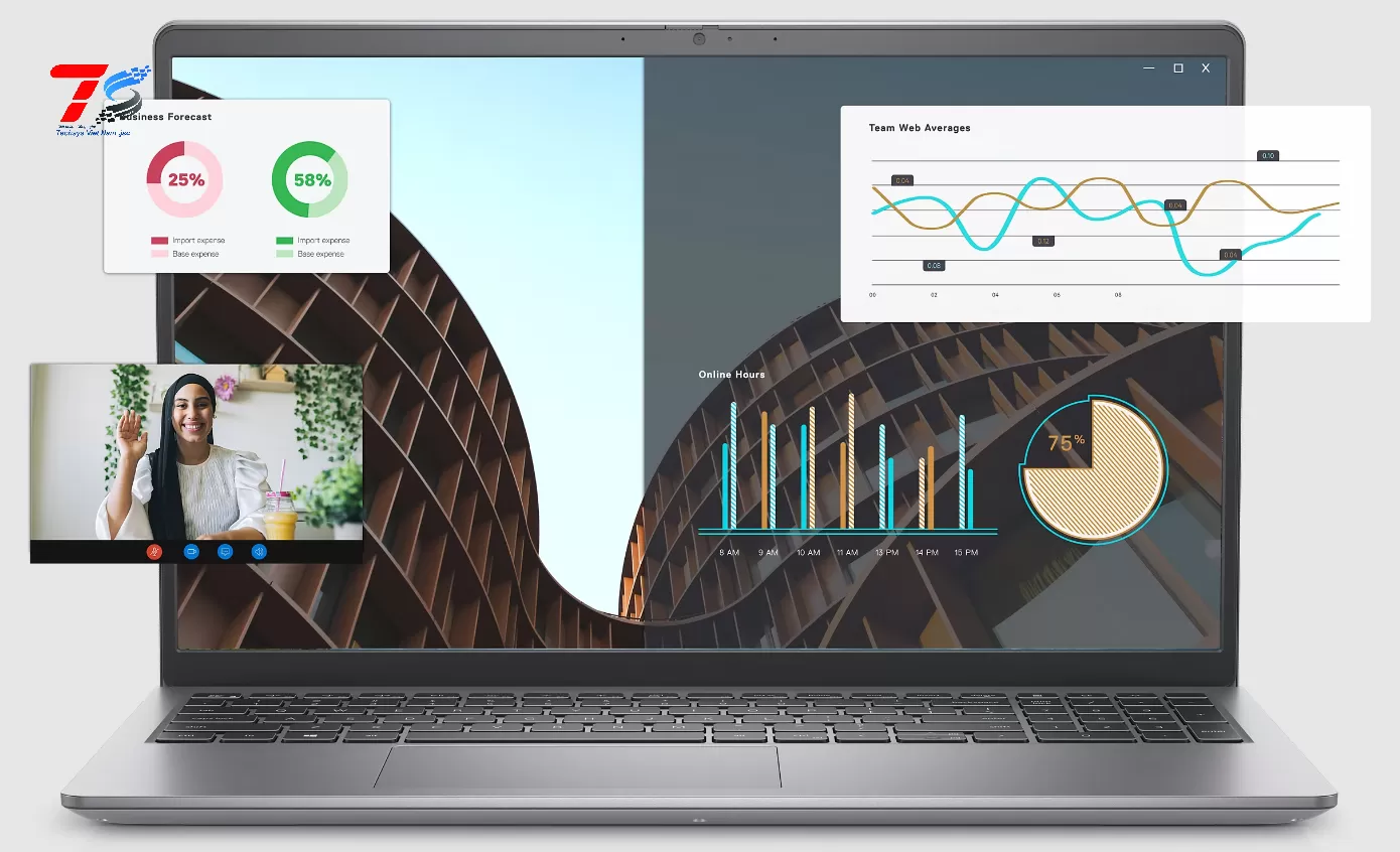 Máy tính xách tay Dell Vostro 3530 i3-1305U/15.6FHD/8G/512GB/W11 (V5I3465W1-Gray)